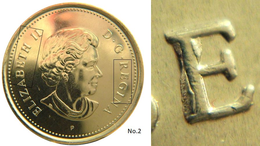 5 Cents 2005.V-Dépôt de métal sur légende revers-No.2.JPG