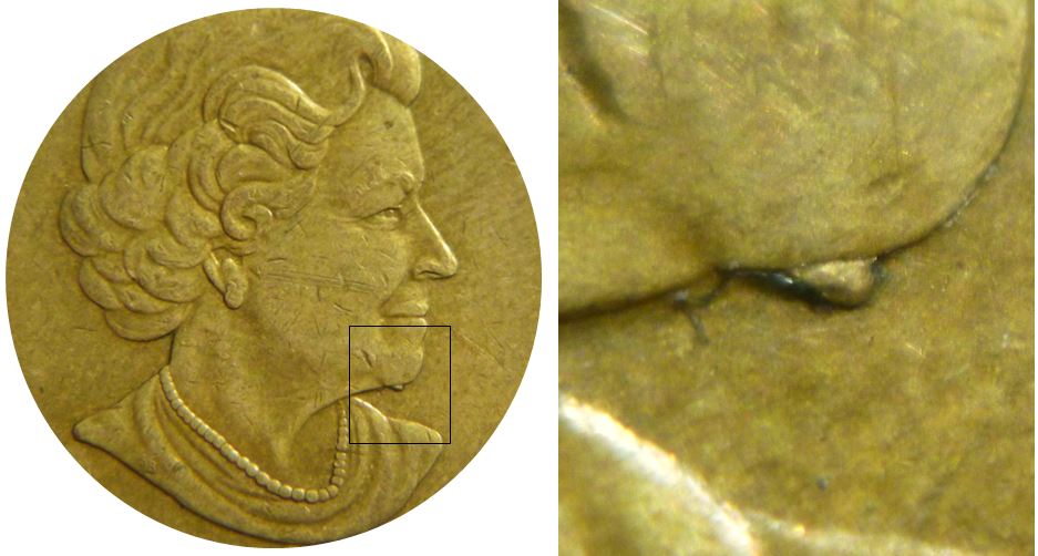 1 Dollar 2006-Éclat coin sous le menton effigie-1.JPG
