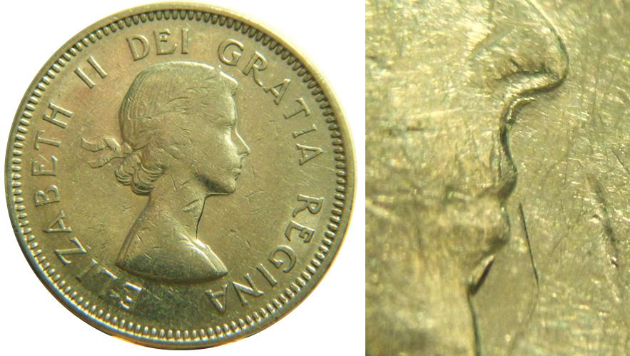 5 Cents 1963-Accumulation au visage de effigie-2.JPG