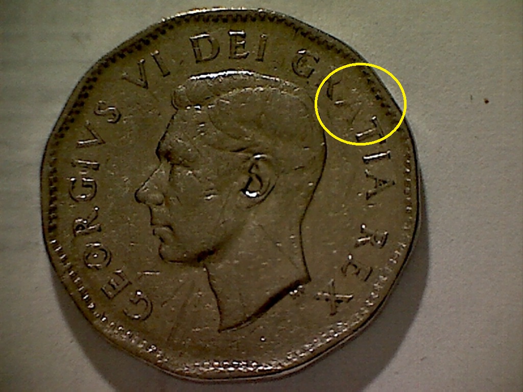 5 Cents 1950 A de GRATIA obturé  B524036E Avers.jpg