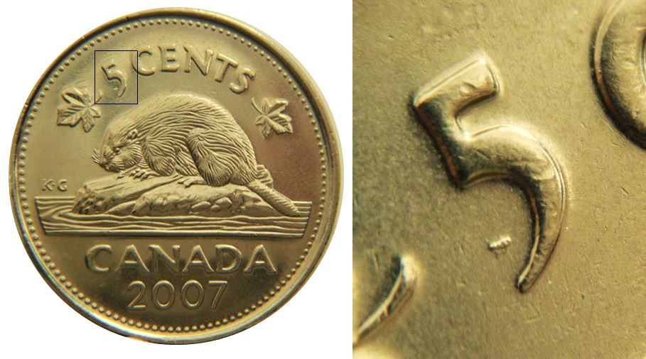 5 Cents 2007-Éclat coin dans le 5-1,.JPG