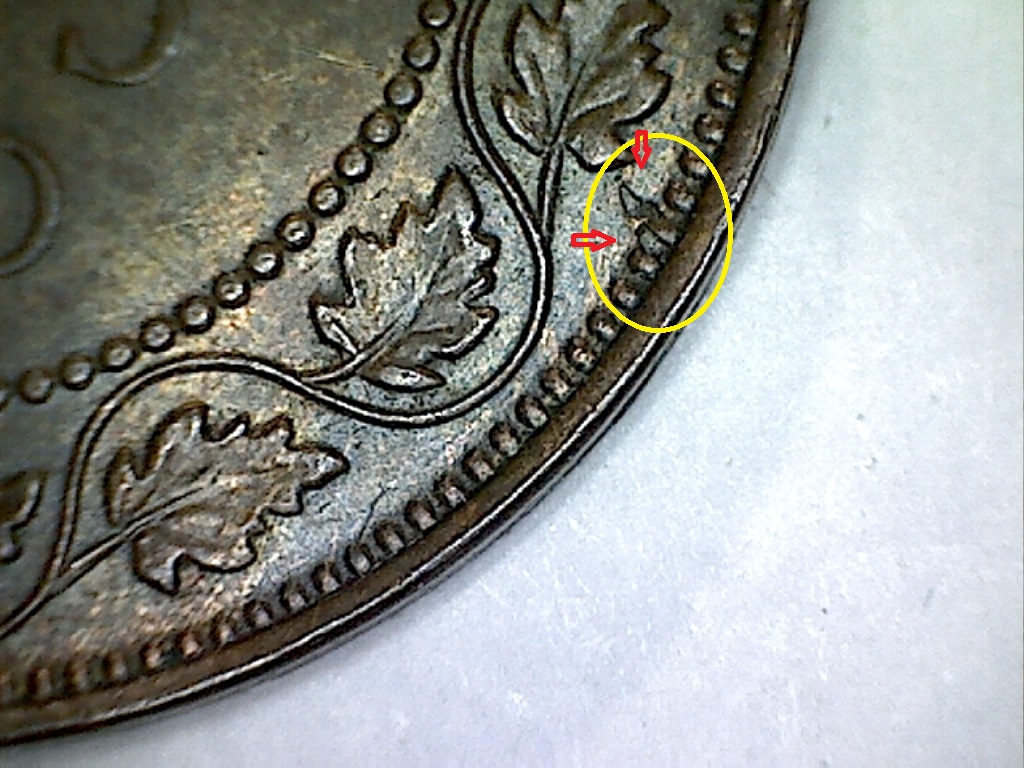 1 CENT 1918 Fendillé et éclat feuille de gauche J02445B 2  de 2.jpg