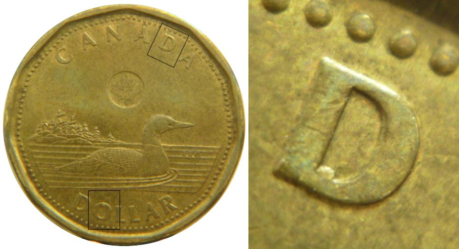 1 Dollar 2016-Éclat coin dans O dOllar-éclat dans D canaDa-1.JPG