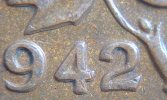 1 Cent 1942- Double 942+Coin fendillé Du 1 a la feuille-1.JPG