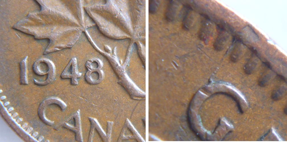 1 Cent 1948-Coin fendillé au dessus de G de Gratia.JPG