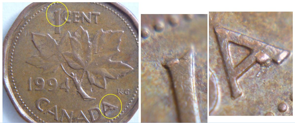 1 Cent 1994-Deux éclat de coin revers.JPG