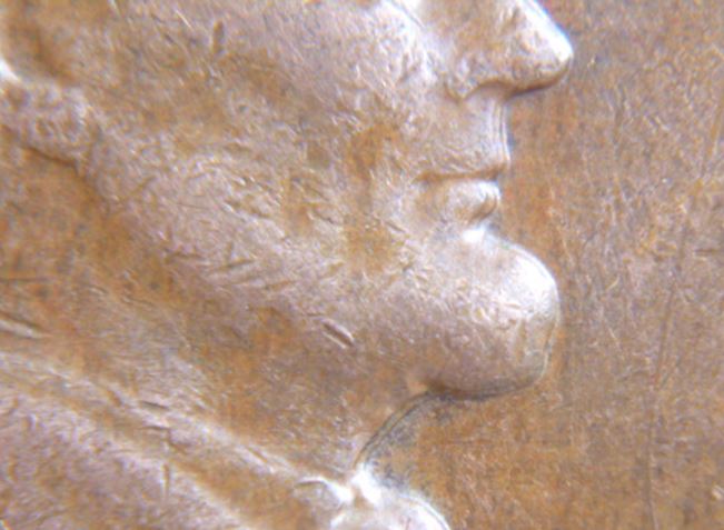 1 Cent USA 1961D-Double visage de Lincoln-Coin détérioré-2.JPG