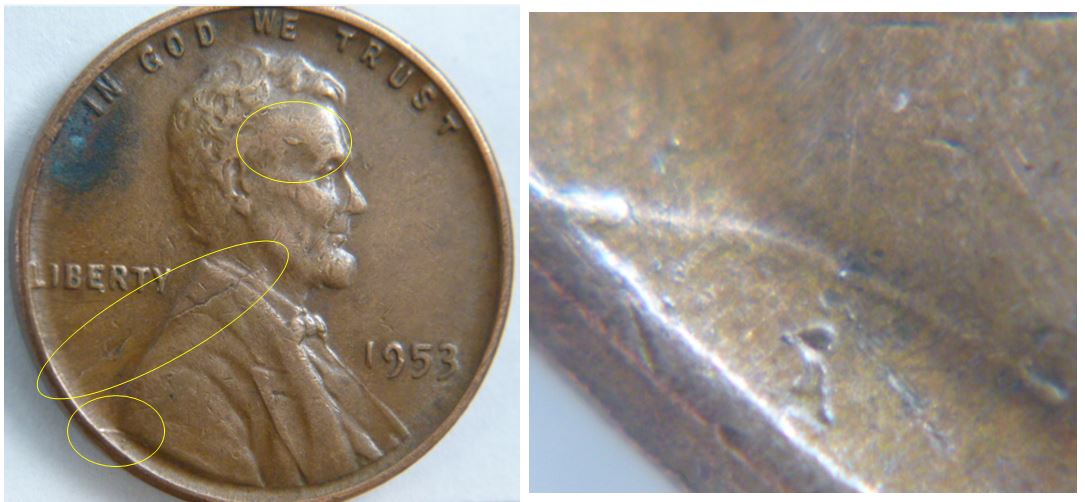 1 Cent USA 1953-Fendille+éclat de coin+défaut de flan-1.JPG