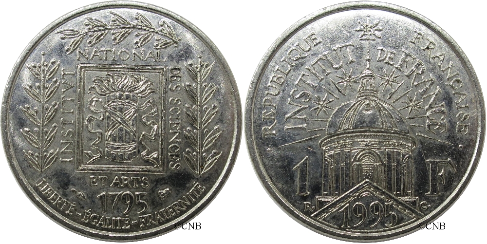 1 franc 1995 Institut de France_fra1839.jpg