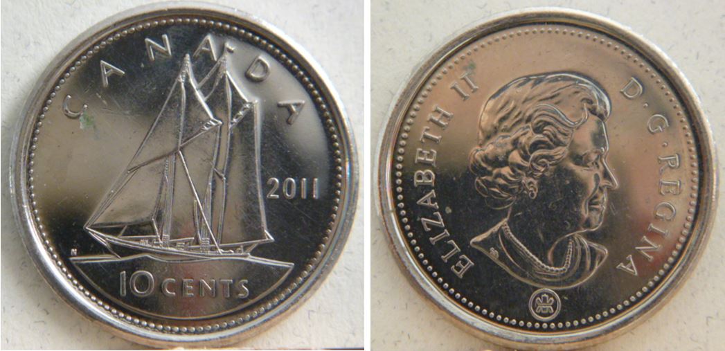 10 Cents 2011-Point sous l'oreil de effigie-1.JPG