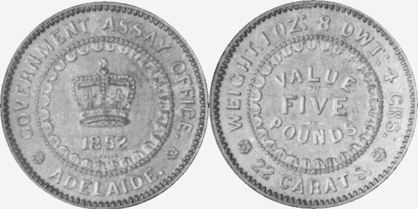 Australie - 1852 - Five pound