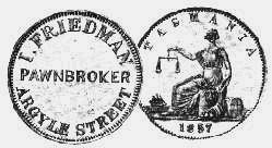 Australie - 1863 - Pawnbroker
