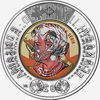 Elizabeth II (2022) - Revers - Coins entrechoqués