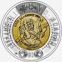Elizabeth II (2022) - Avers - Coins entrechoqués