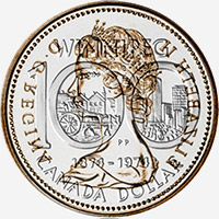 Elizabeth II (1974) - Revers - Coins entrechoqués