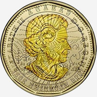 Elizabeth II (2021) - Avers - Coins entrechoqués