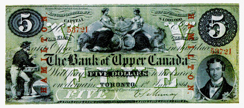 Billet de 5 $, 1861