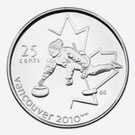 25 cents 2007 - Curling