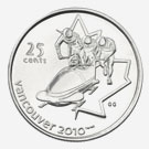 25 cents 2008 - Bobsleigh