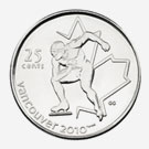 25 cents 2011 - Speed Skating