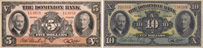 Billets de la Dominion Bank de 1938