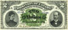 1887 2 dollars banknote