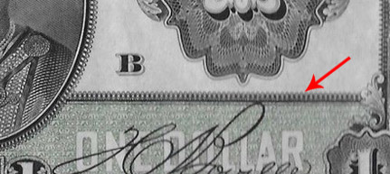 1 dollar 1911 - Billet de banque - Dominion of Canada - Ligne noire
