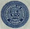 1 dollar 1923 - Sceau bleu - Dominion of Canada