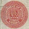 1 dollar 1923 - Sceau rouge - Dominion of Canada