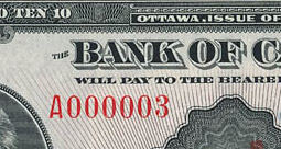 10 dollars 1935 - Billet de banque - Anglais - Série A