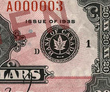 20 dollars 1935 - Billet de banque - Anglais - Grand sceau