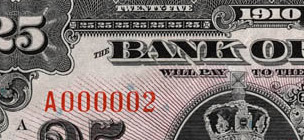 25 dollars 1935 - Billet de banque - Anglais - Série A
