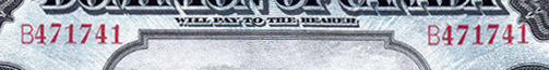 5 dollars 1912 - Billet de banque - Dominion of Canada - Préfixe B