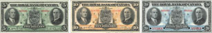 Billets de la banque de la Royal Bank of Canada de 1933