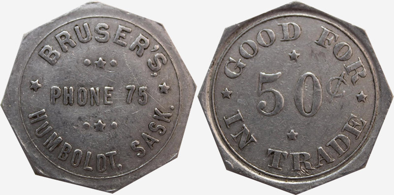 Bruser's - Humboldt - 50 cents