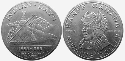 Banff - Kiwanis Dollar - Indian-Days - 1969