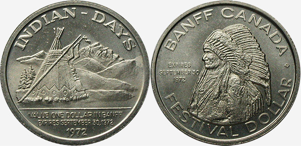 Banff - Kiwanis Dollar - Indian-Days - 1972