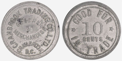 Cranbrook Trading Co. Ltd. - 10 cents