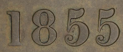 George Davies - 1/2 penny 1855