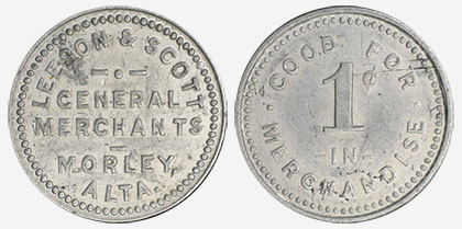Leeson & Scott - General Merchants - Morley - 1 cent