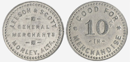 Leeson & Scott - General Merchants - Morley - 10 cents
