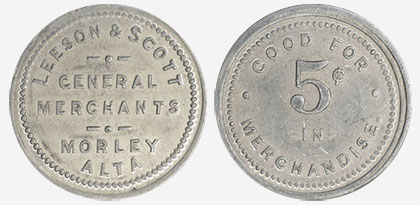 Leeson & Scott - General Merchants - Morley - 5 cents