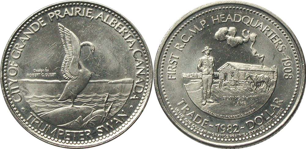 Grande Prairie - Trade Dollar - 1980