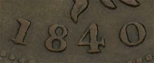 Nouvelle-Écosse - Province - 1/2 penny 1840 - Petit 0