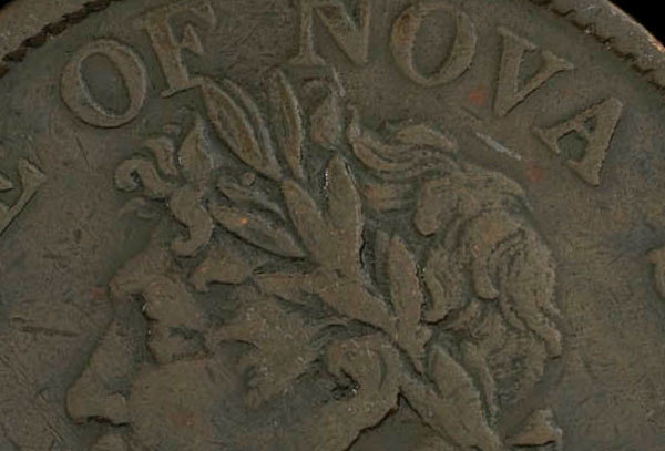 Nouvelle-Écosse - Province - 1 penny 1824 - 3 feuilles - Touche OF