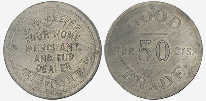 S.M. Peffer - Aklavik - 50 cents