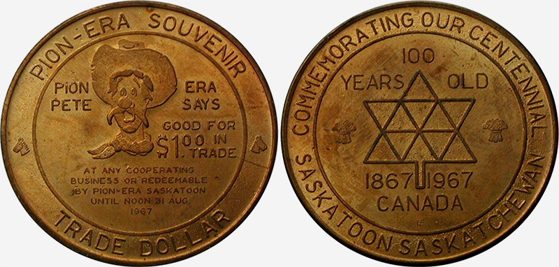 Saskatoon - Pion Era Souvenir - 1967
