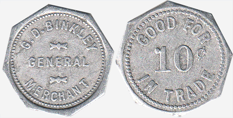 G.D. Binkley - General Merchant -105 cents