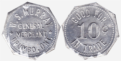 W.S. Murray - Drumbo - General Merchant - 10 cents