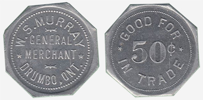 W.S. Murray - Drumbo - General Merchant - 50 cents